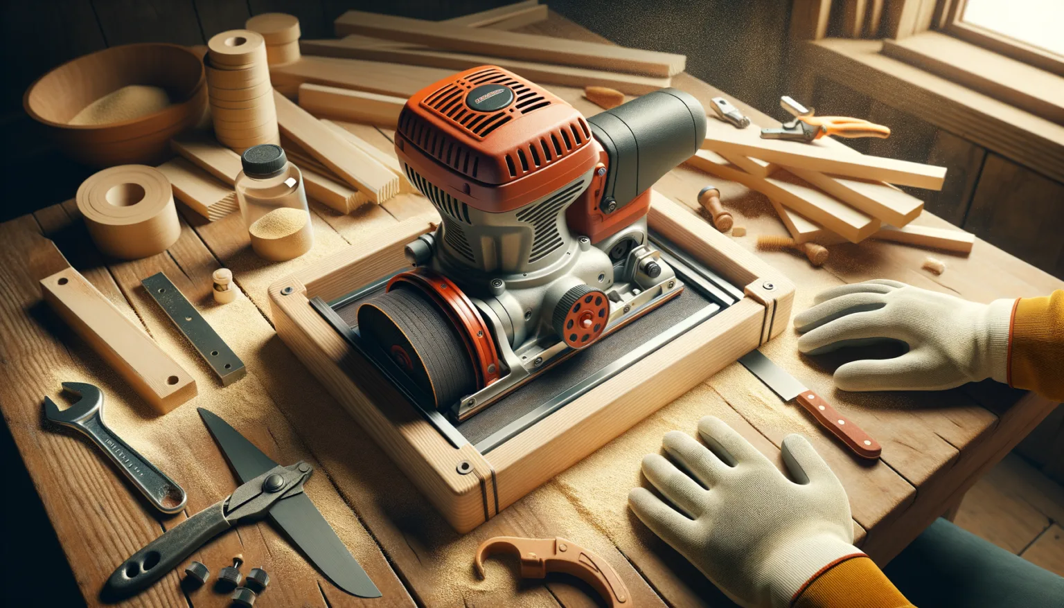 Bandschleifer Grundkurs: Auswahl, Aufbau und erste Schritte