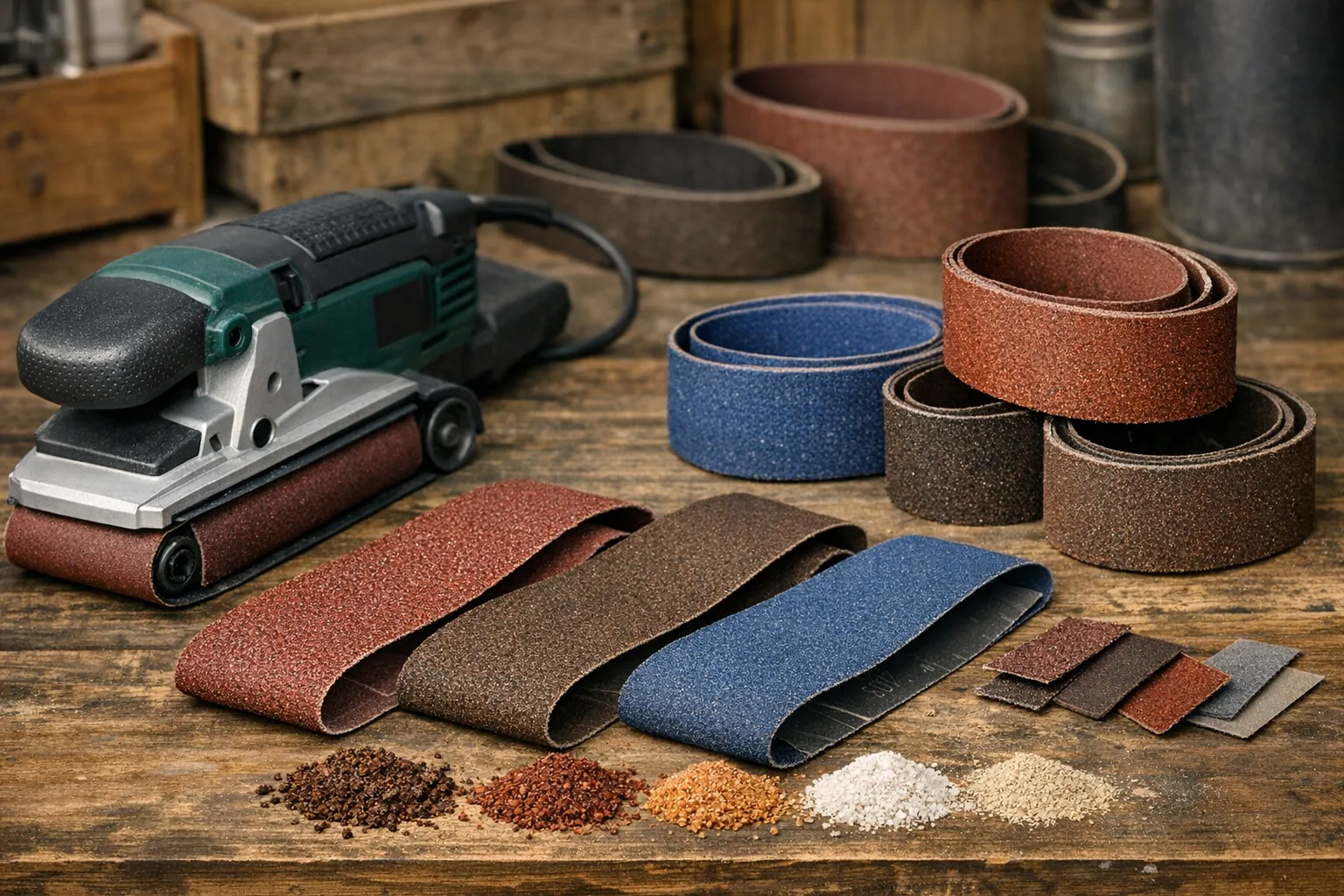 Bandschleifer Schleifbaender und Koernung verstehen fuer Einsteiger